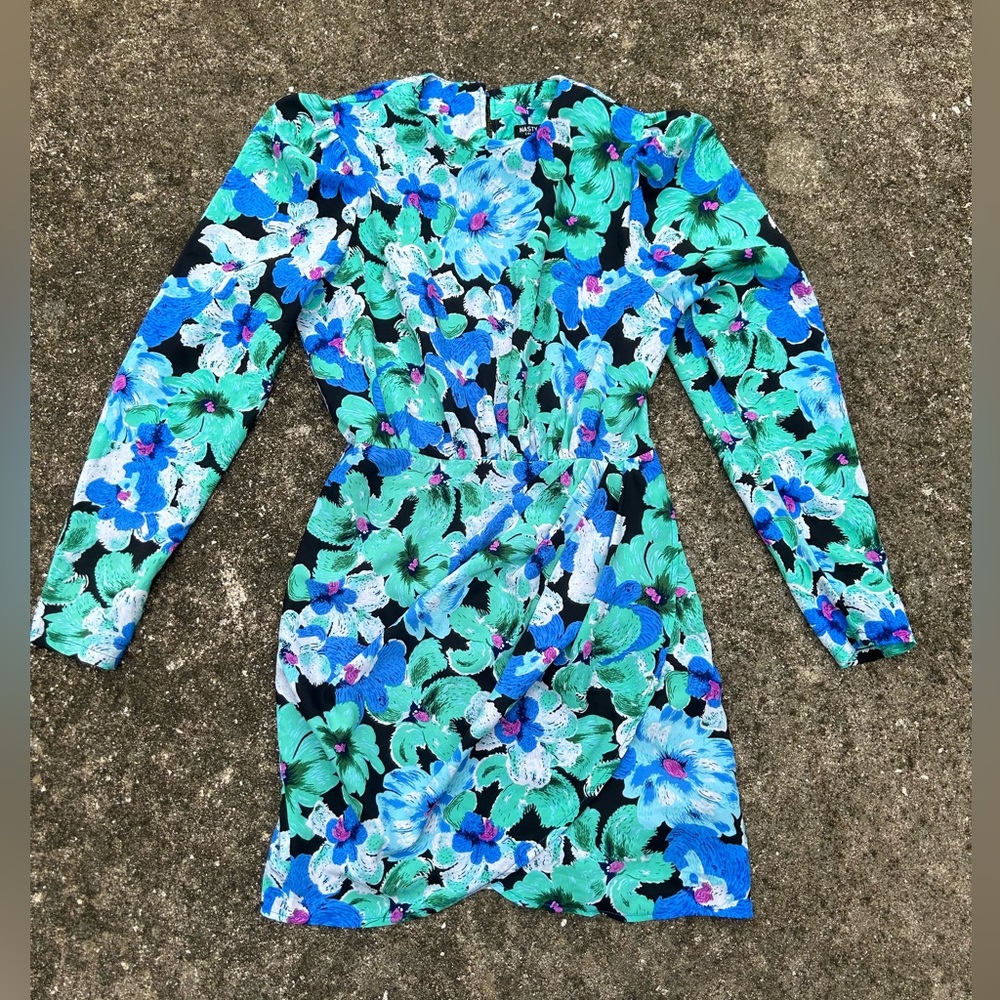 Nasty Gal BodyCon Floral Dress Size 6